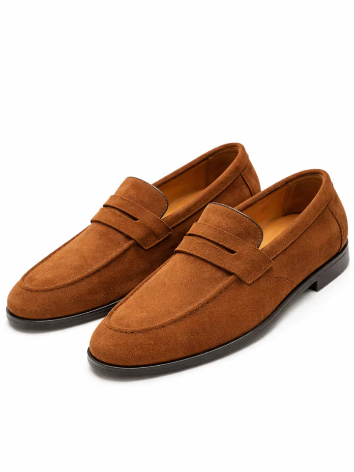 Leichte Wildleder Fahrloafer Herren Slip-On Slipper