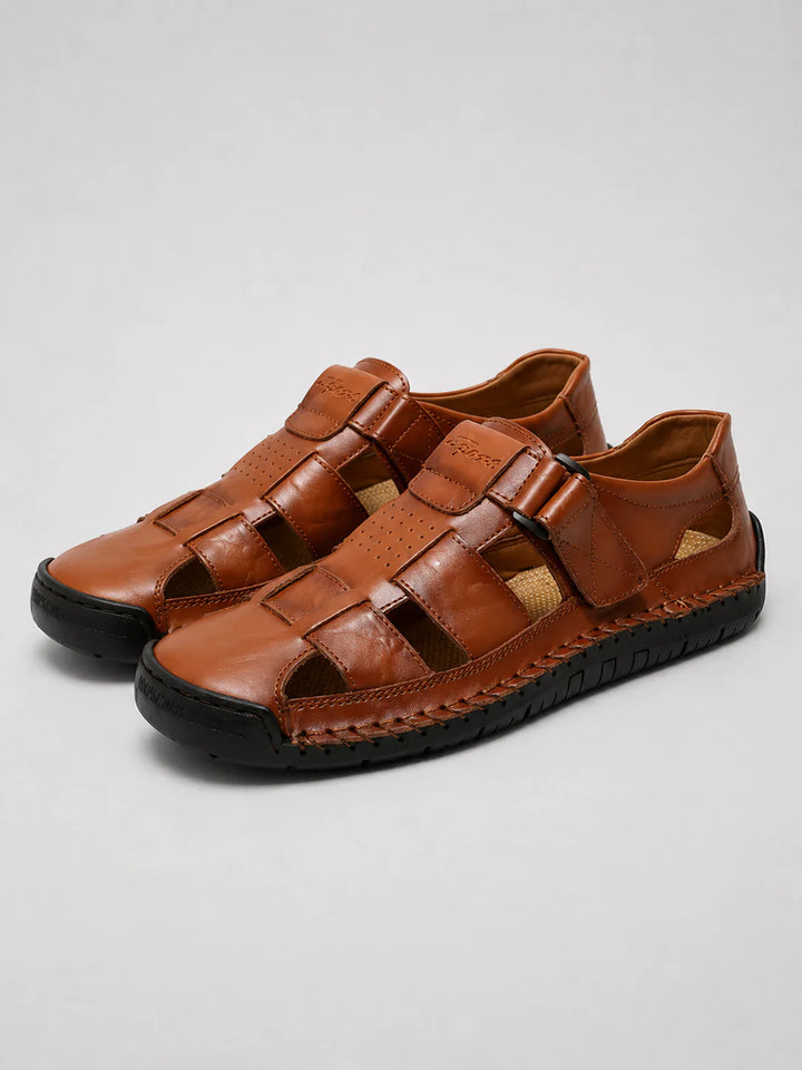Leichte Leder Sommersandalen Herren Strand Schuhe