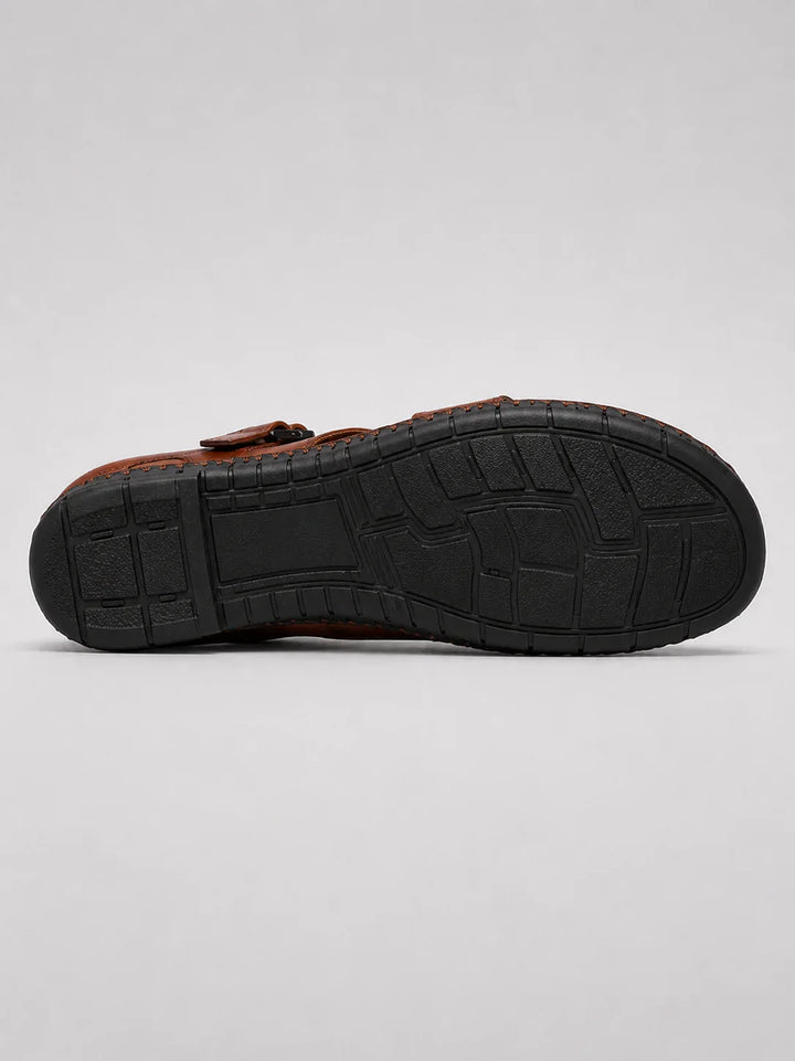Leichte Leder Sommersandalen Herren Strand Schuhe