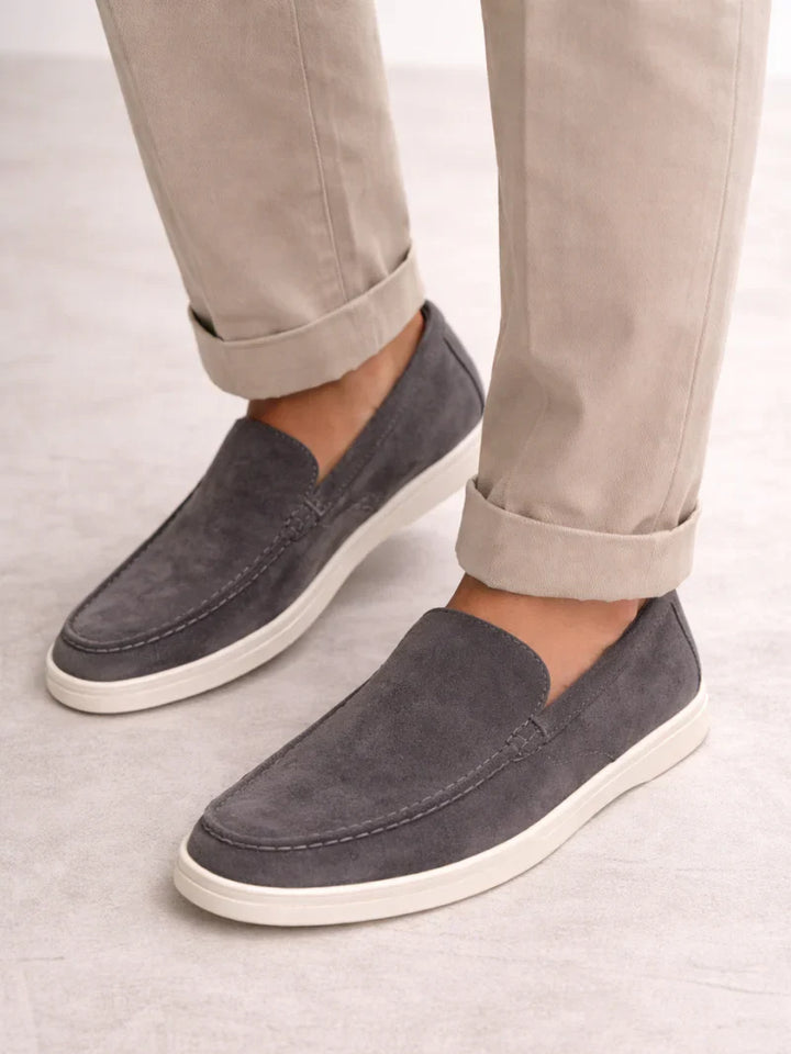 Wildleder Slip-On Loafer Herren Fahrschuhe Mokassins