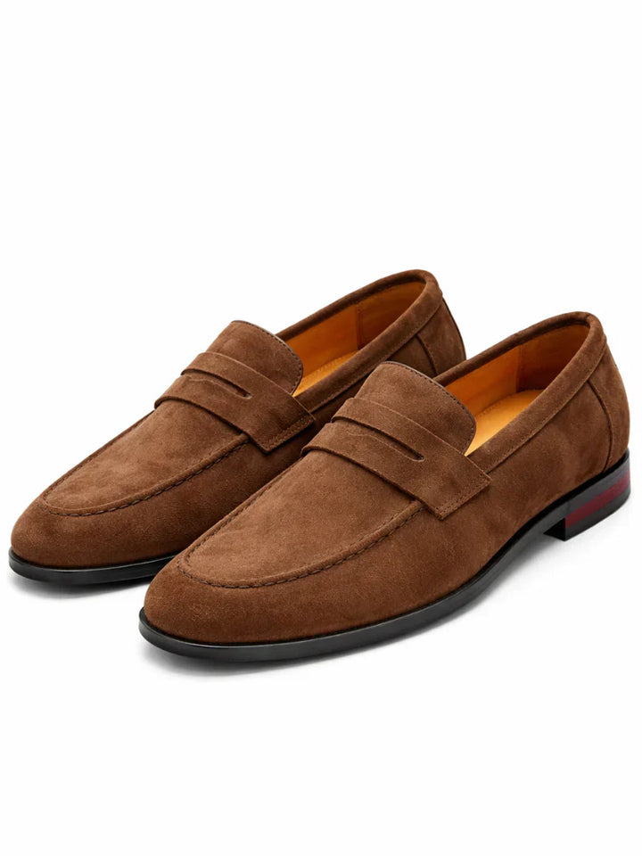 Leichte Wildleder Fahrloafer Herren Slip-On Slipper