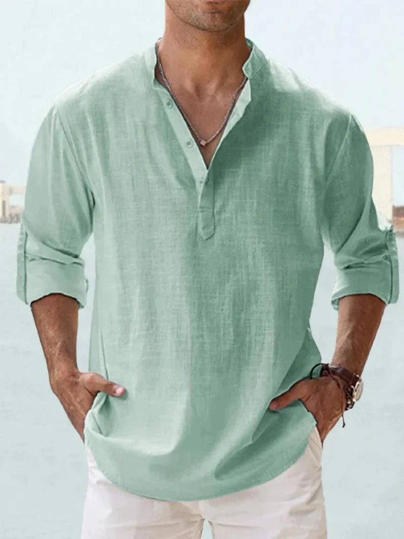 Lässiges Freizeithemd Herren Alltag Sommer Casual Hemd