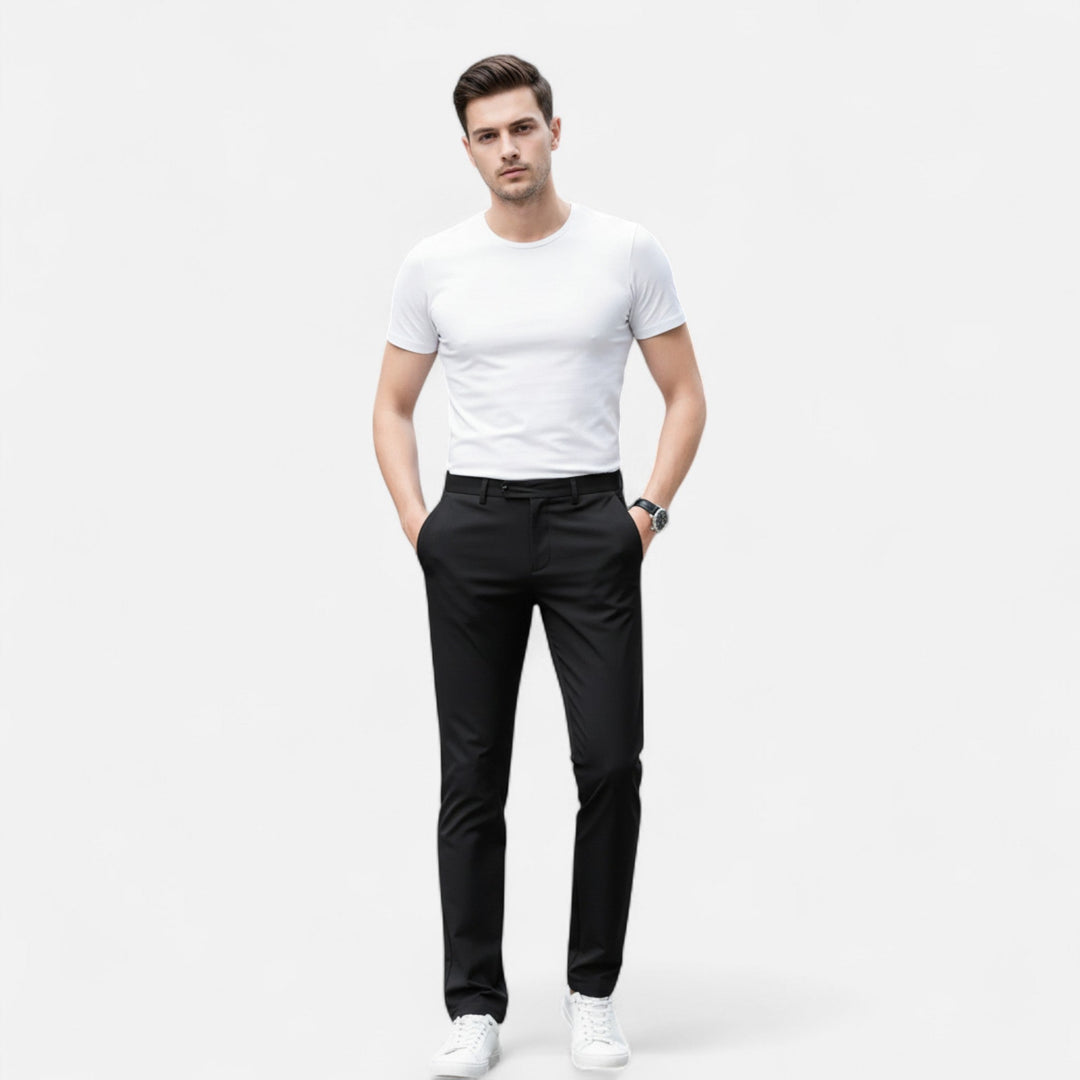 Leichte Chinohose Herren Sommer Stoffhose Casual