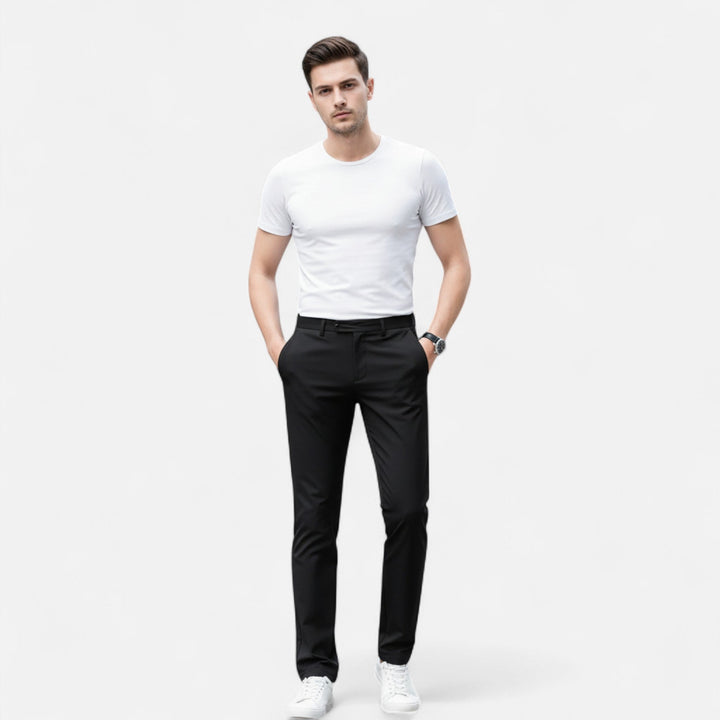 Leichte Chinohose Herren Sommer Stoffhose Casual