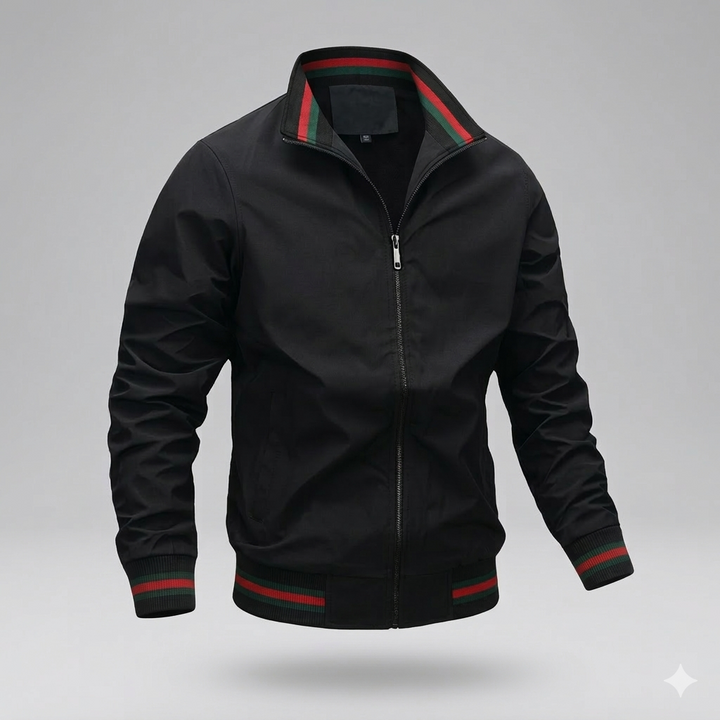 Leichte Sommerjacke Herren Zip Atmungsaktiv Casual