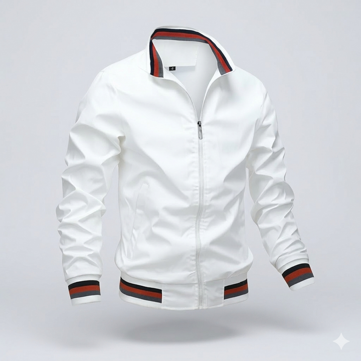 Leichte Sommerjacke Herren Zip Atmungsaktiv Casual