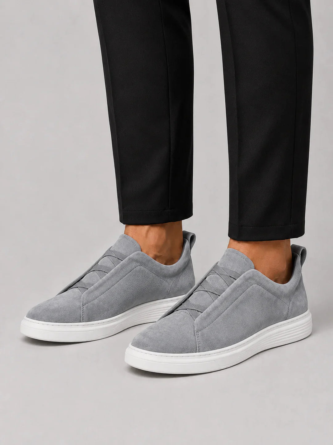 Lässige Canvas Slip-On Sneaker Herren Loafer Schuhe