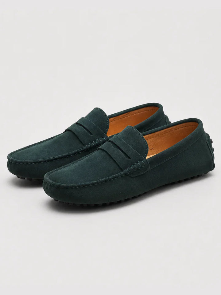 Klassische Wildleder Penny Loafer Herren Slip-On