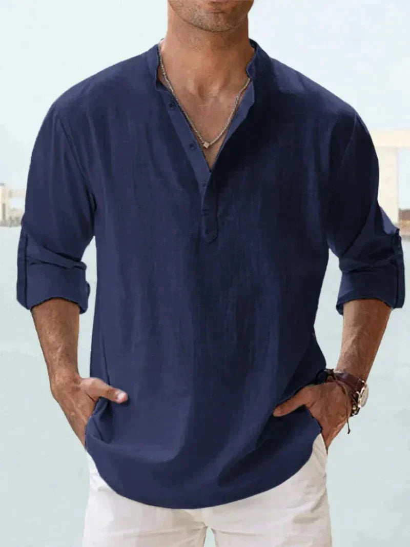 Lässiges Freizeithemd Herren Alltag Sommer Casual Hemd