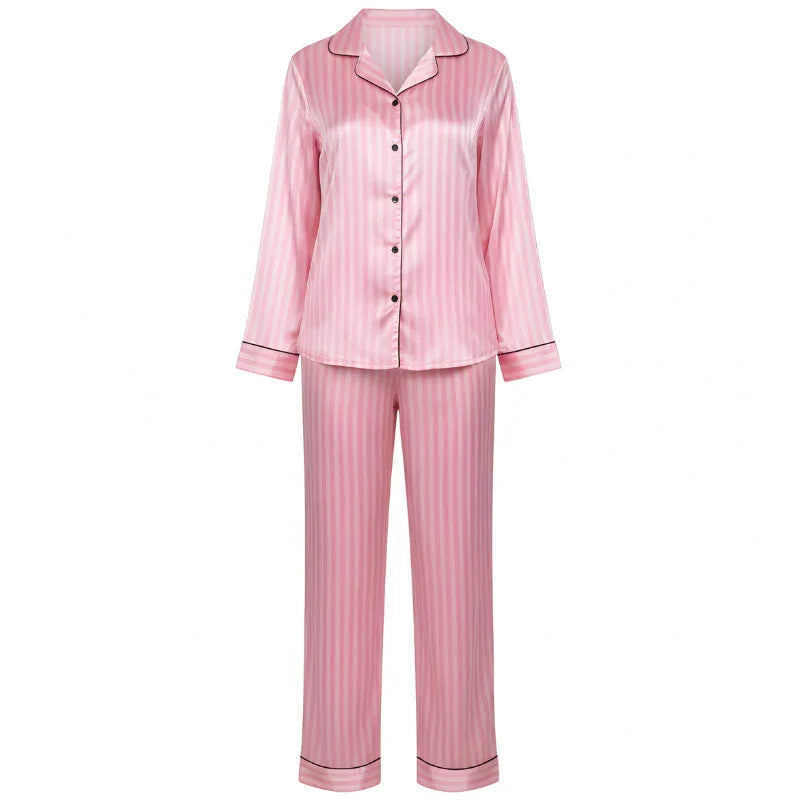 Striped Satin Women&