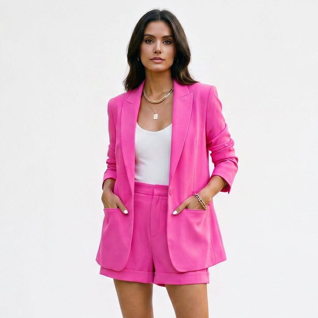 Skylar Blazer &amp; Shorts Co-Ord Set | Women&