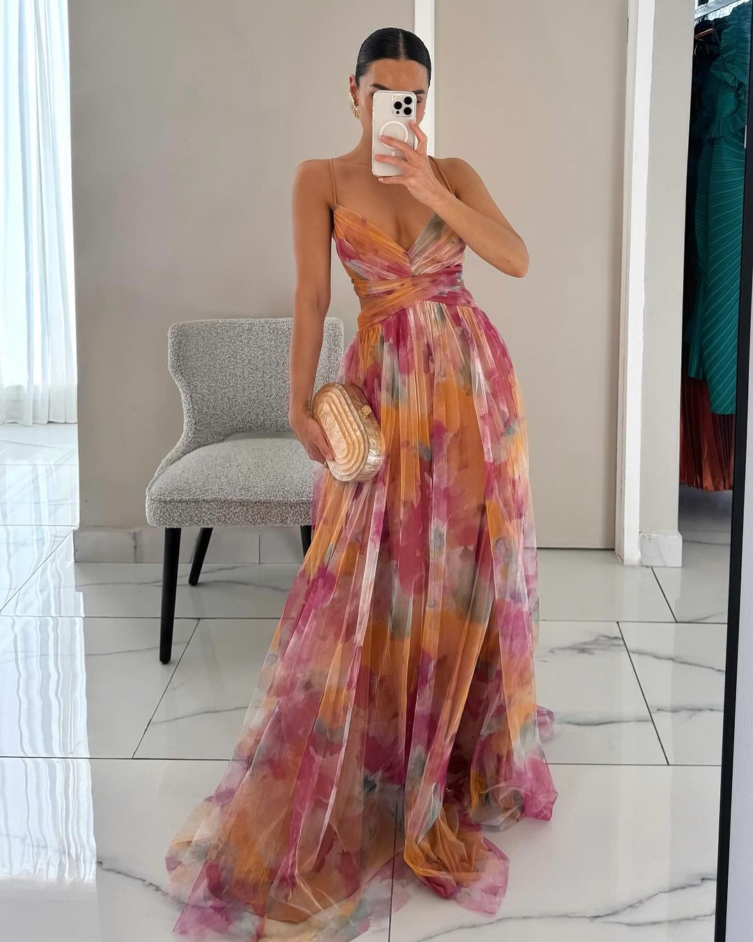 Clara Floral Maxi Dress | Women&