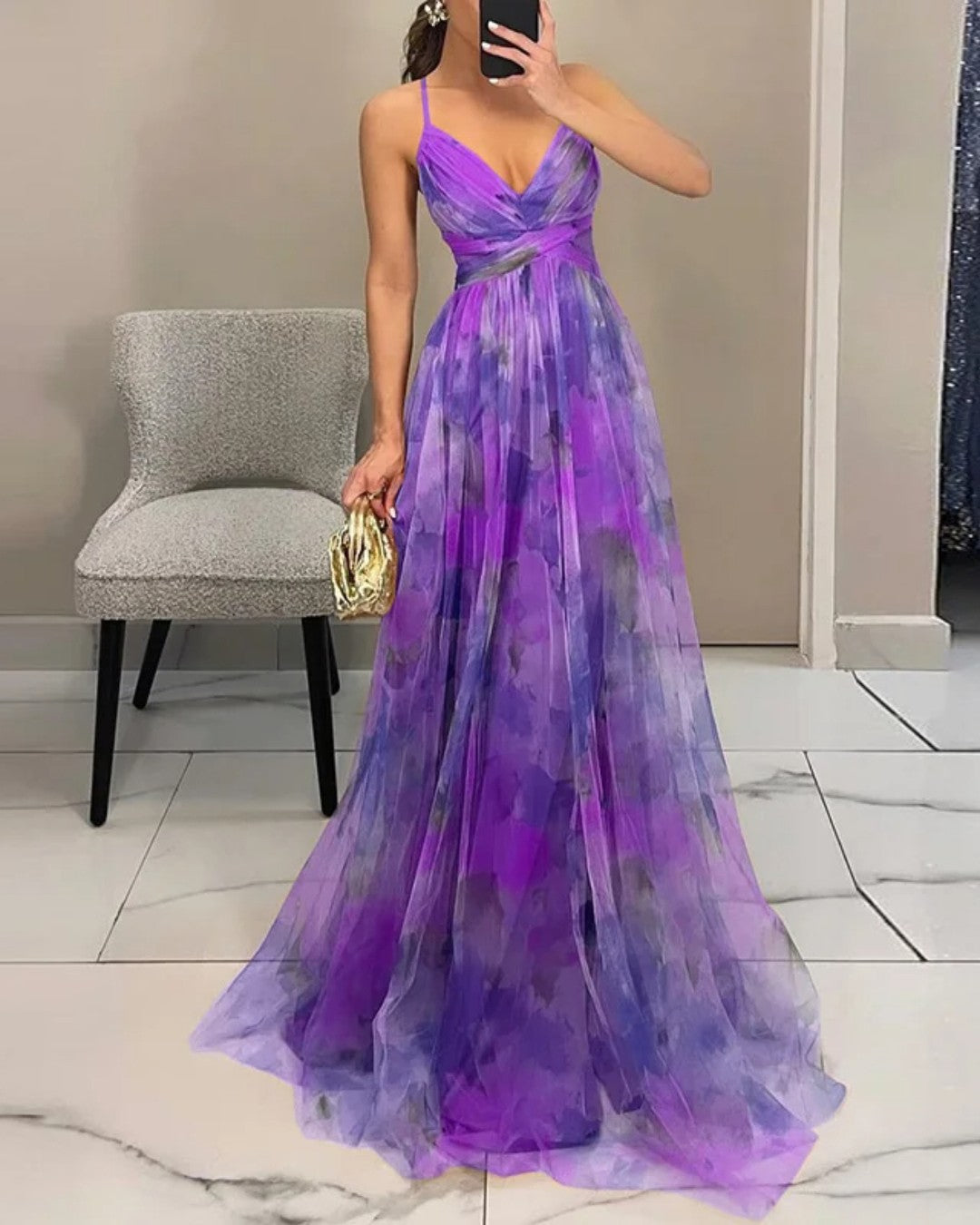 Clara Floral Maxi Dress | Women&