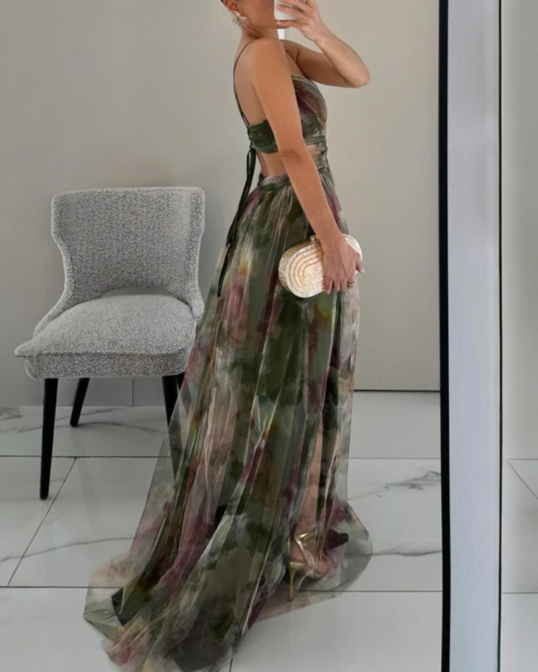 Clara Floral Maxi Dress | Women&