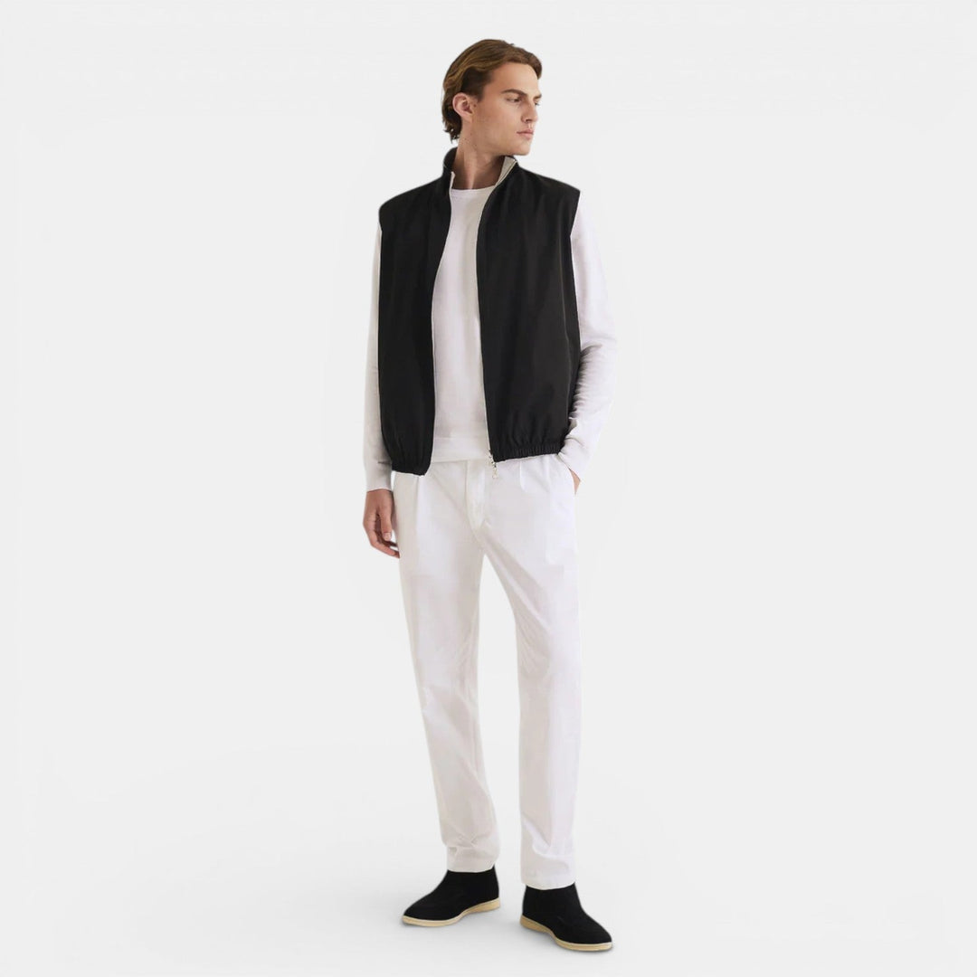 Klassische Wendeweste Herren Elegante Anzugweste