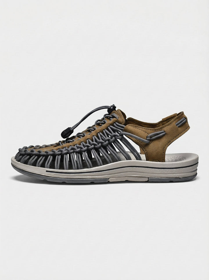 Geschlossene Cut-Out Sandalen Herren Sommer Outdoor