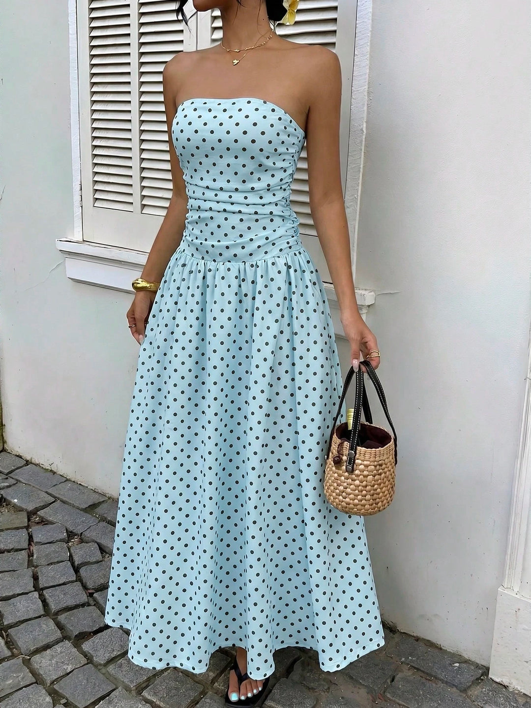 Polka-Dot Bandeau Women&
