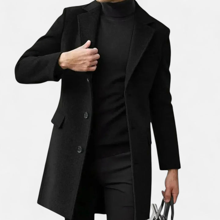 Heritage Wollmantel Herren Eleganter Wintermantel