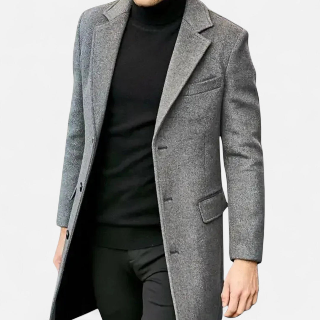 Heritage Wollmantel Herren Eleganter Wintermantel