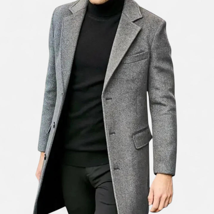 Heritage Wollmantel Herren Eleganter Wintermantel