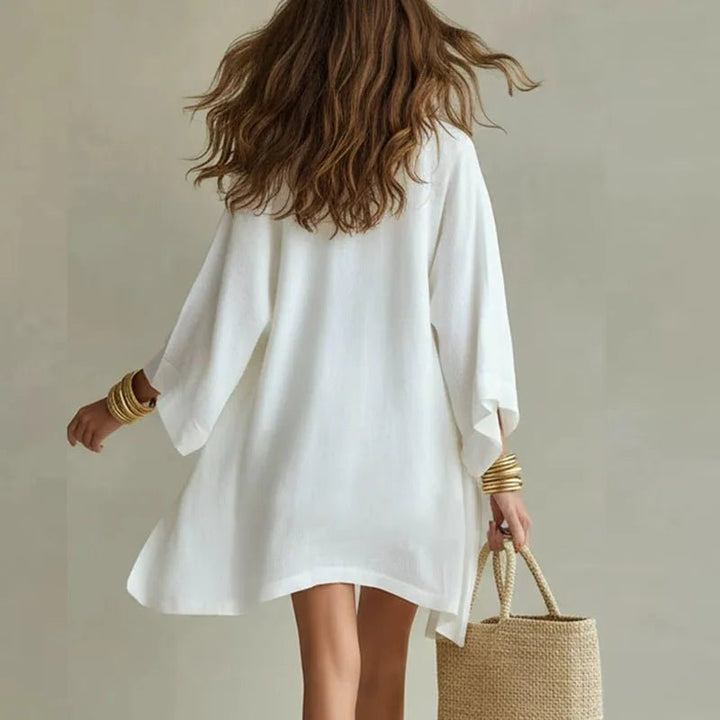 Amelia Linen Three-Piece Set | Women&