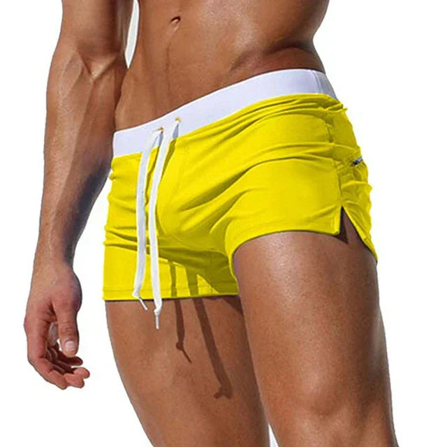 Schnelltrocknende Badeshorts Herren Schwimmhose Strand