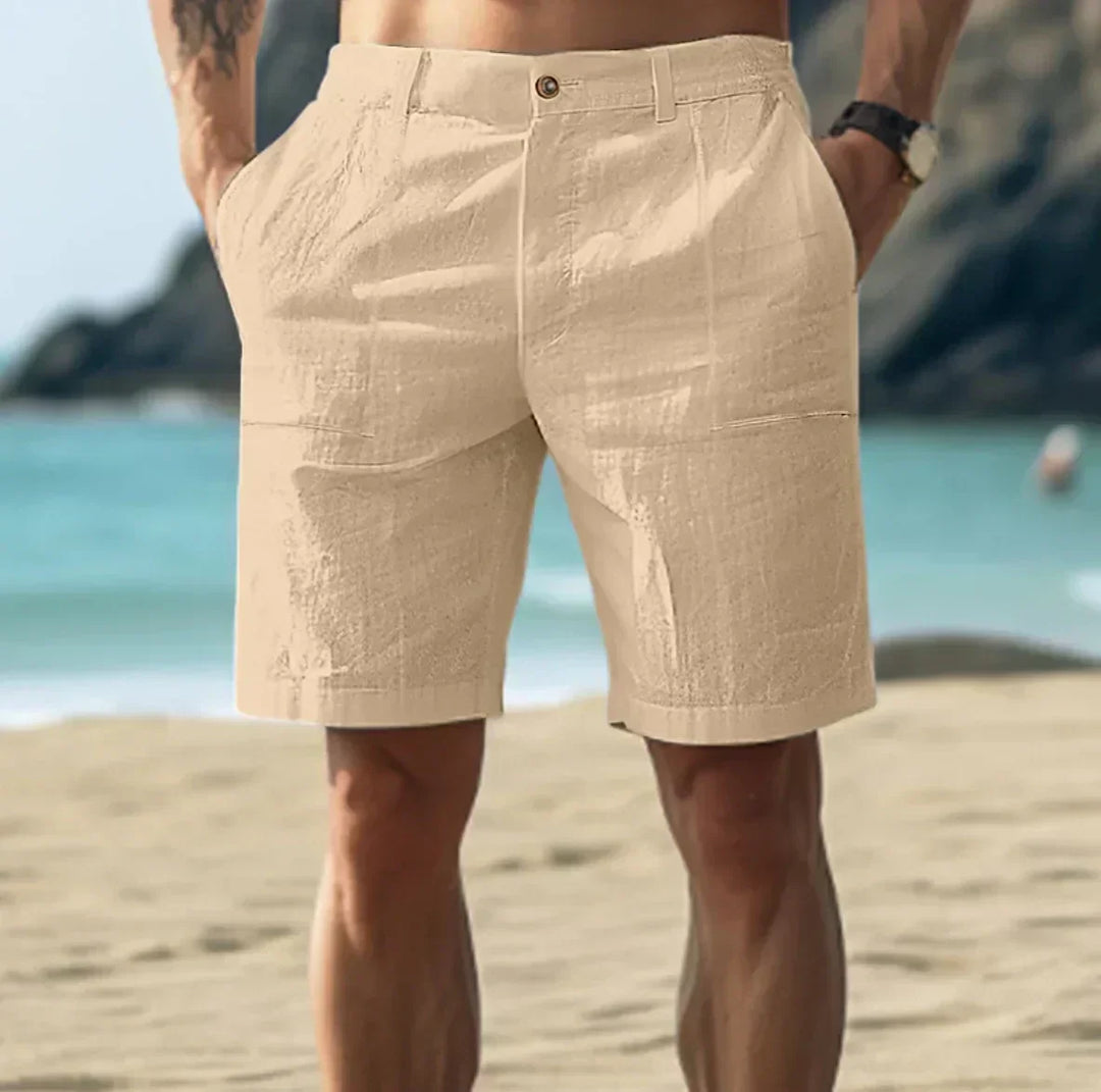 Lockere Sommer Shorts Herren Leicht Strand Bermuda Hose
