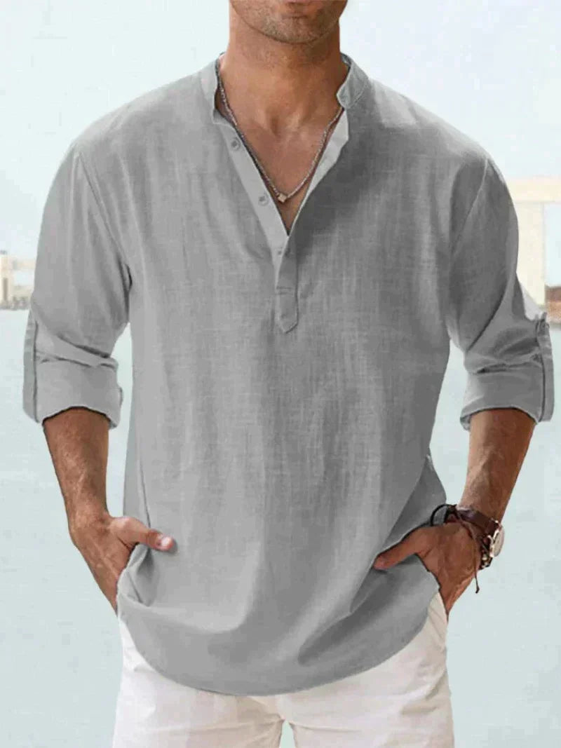 Lässiges Freizeithemd Herren Alltag Sommer Casual Hemd