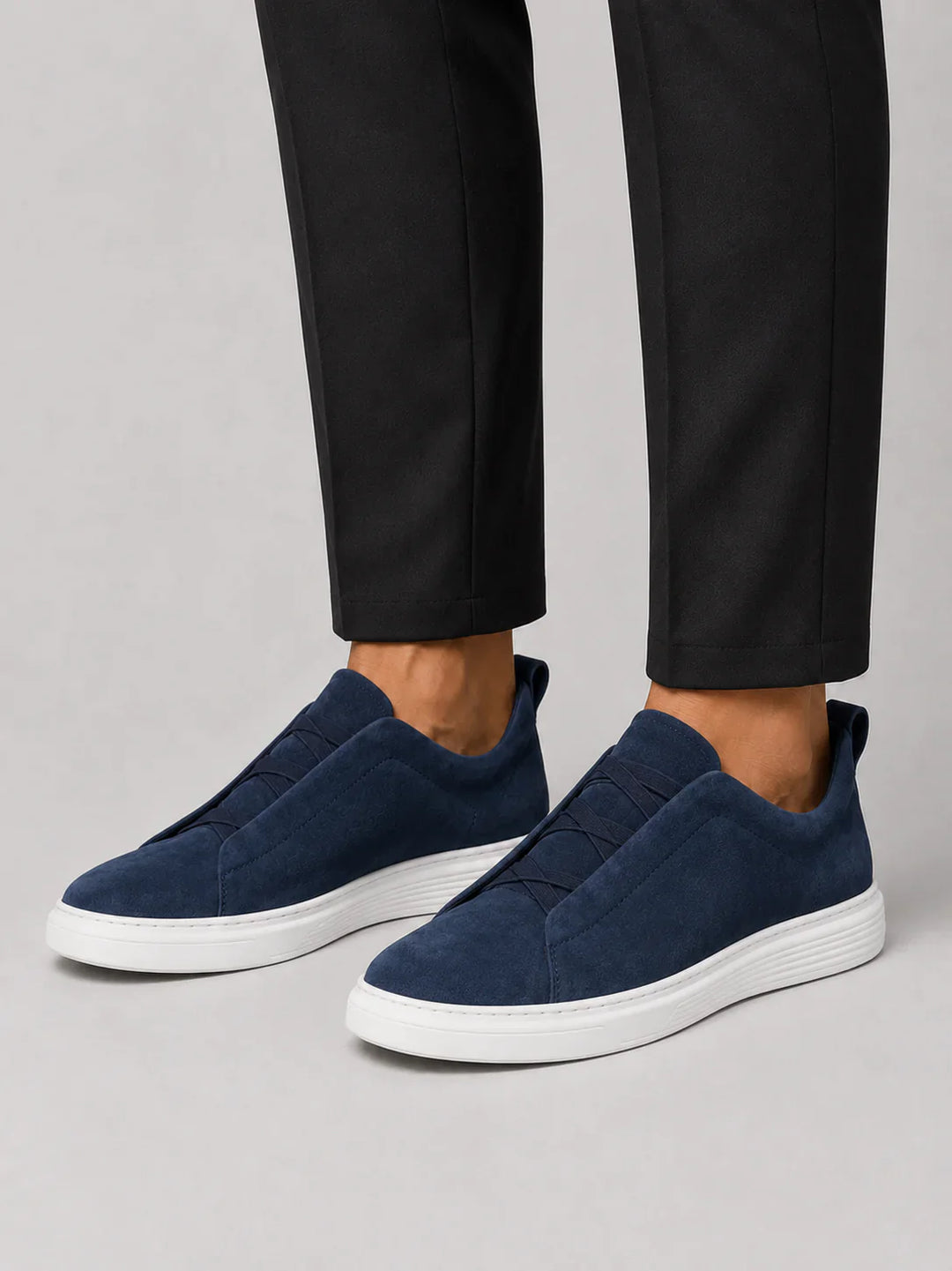 Lässige Canvas Slip-On Sneaker Herren Loafer Schuhe