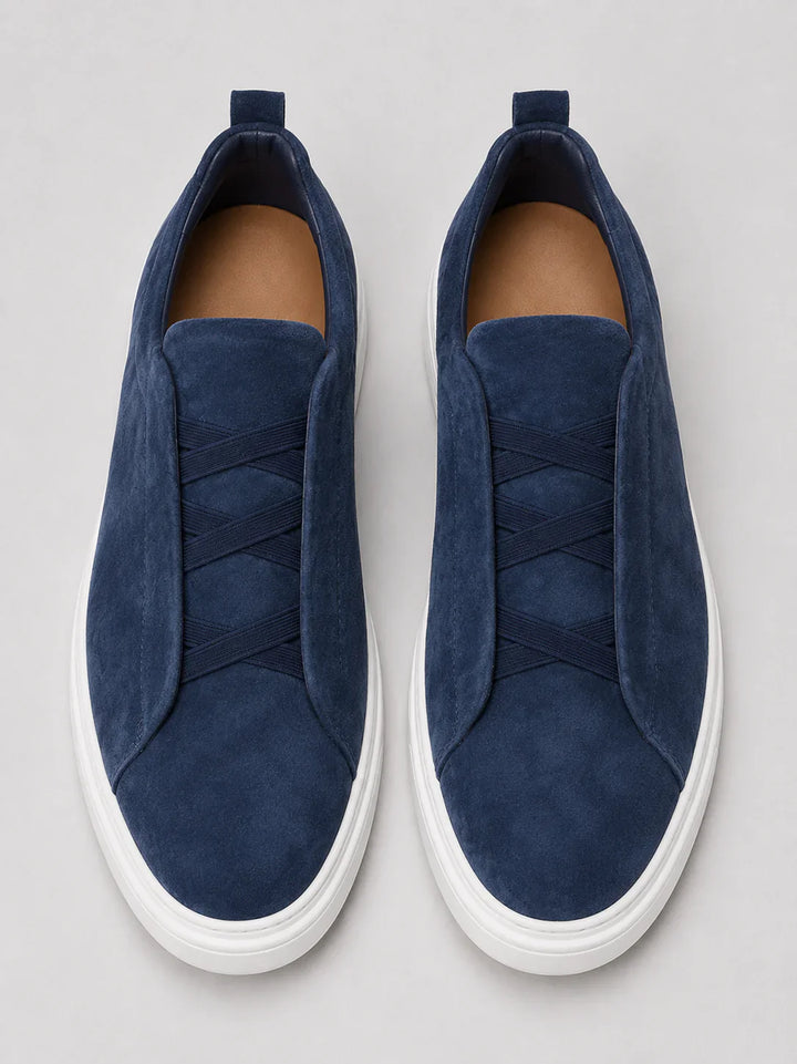 Lässige Canvas Slip-On Sneaker Herren Loafer Schuhe