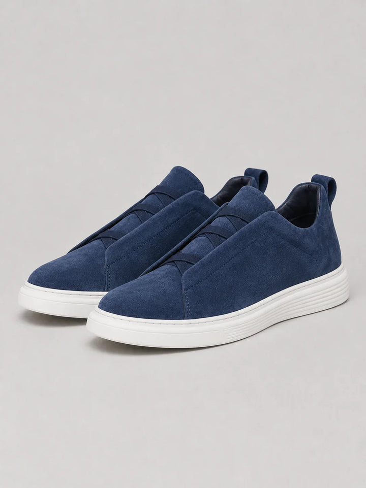 Lässige Canvas Slip-On Sneaker Herren Loafer Schuhe