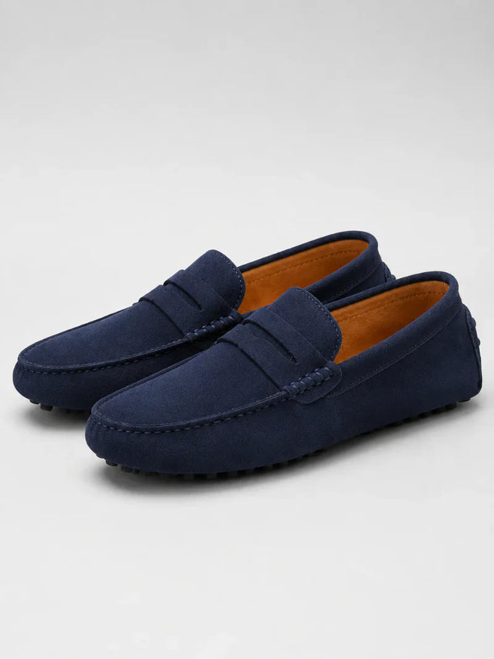 Klassische Wildleder Penny Loafer Herren Slip-On