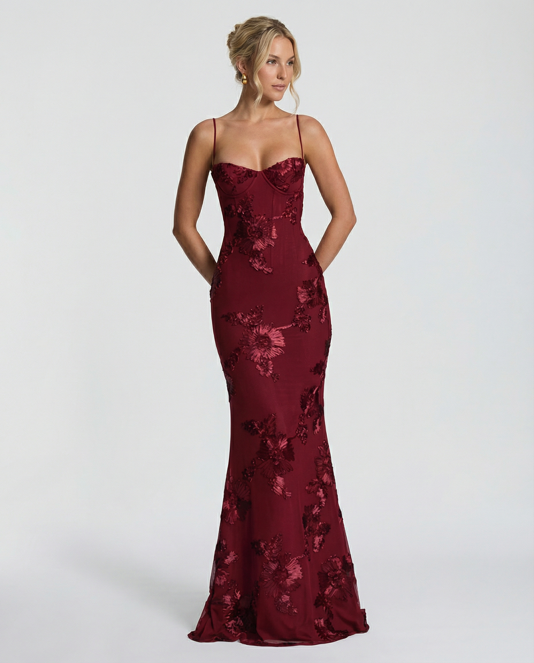 Floral Appliqué Women&