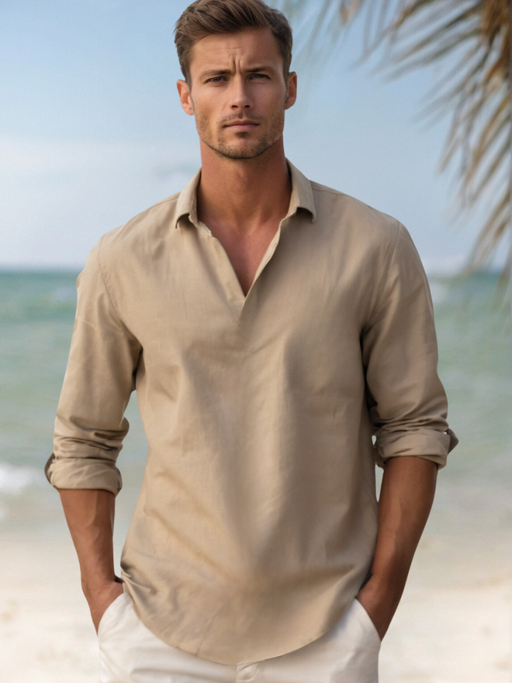 Lässiges Freizeithemd Herren Alltag Sommer Casual Hemd