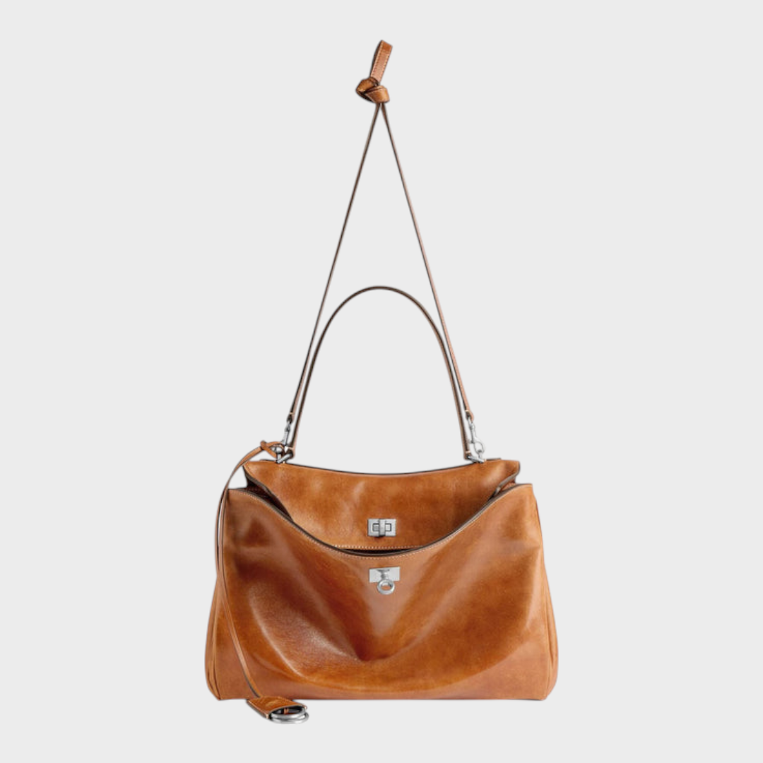 Libby Minimalist Genuine Leather Handbag | Women&