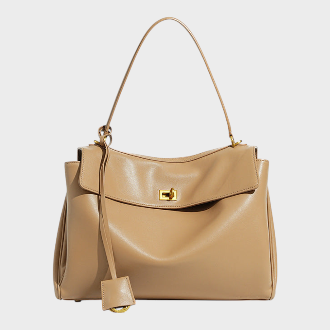Libby Minimalist Genuine Leather Handbag | Women&