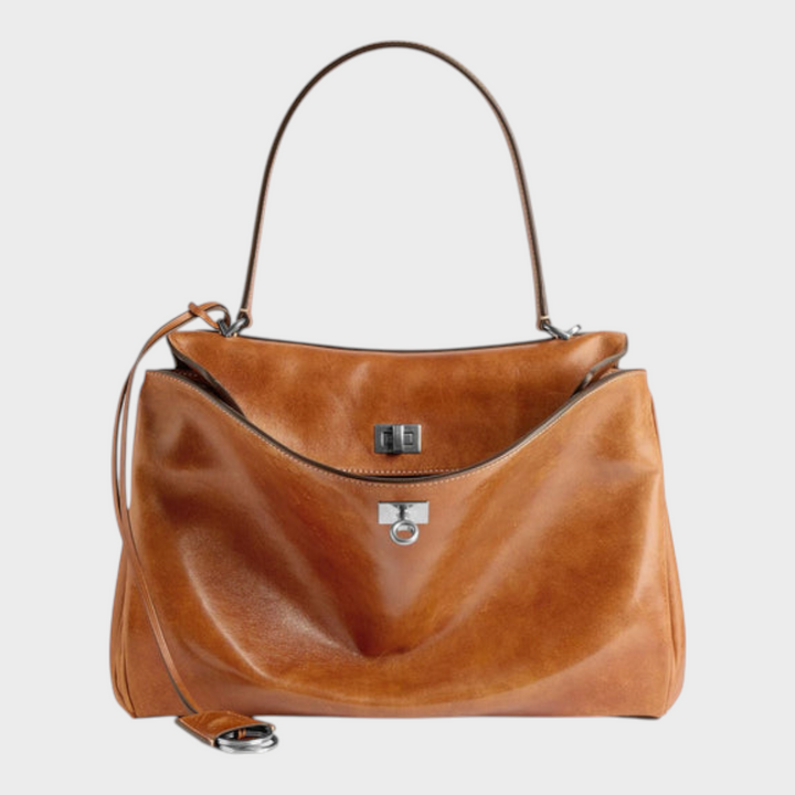 Libby Minimalist Genuine Leather Handbag | Women&