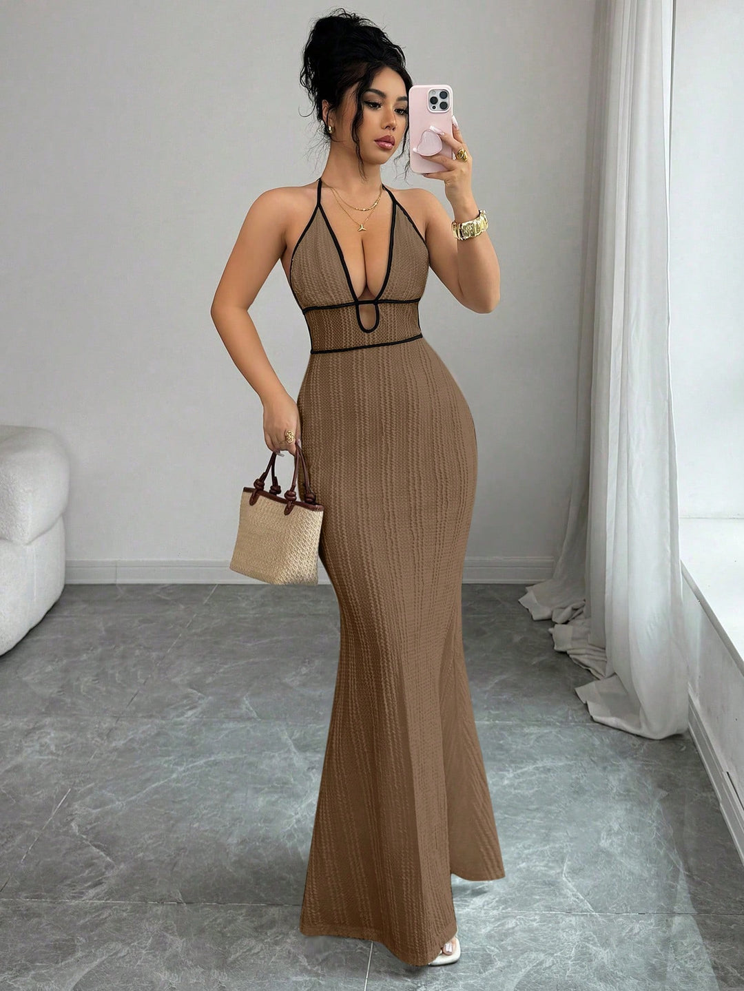 Textured Bodycon Women&