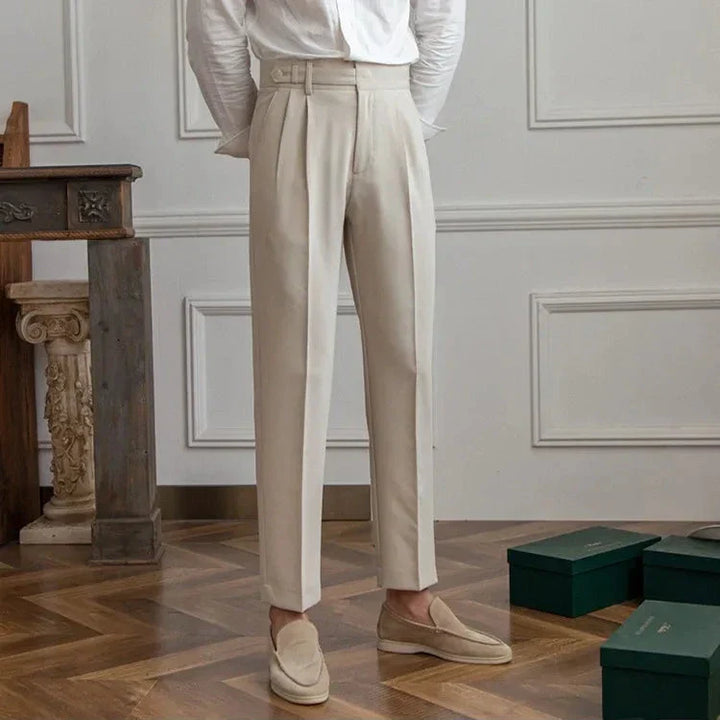 Gerade Stoffhose Herren Anzughose Elegant Business Hose