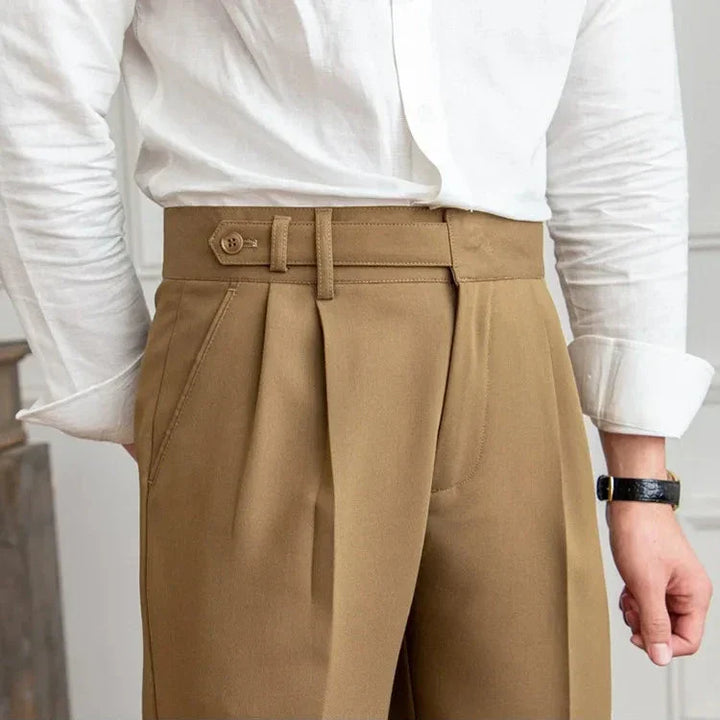 Gerade Stoffhose Herren Anzughose Elegant Business Hose
