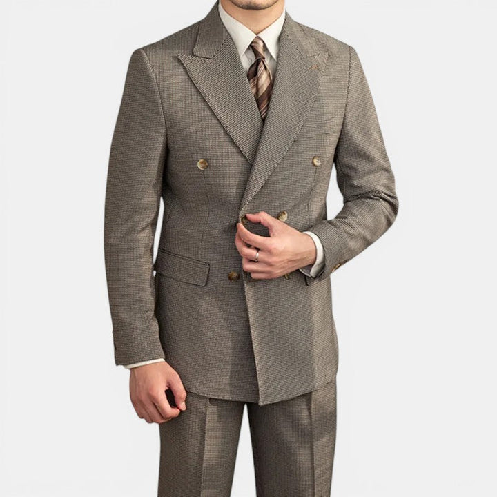 Vintage Zweiteiler Anzug Herren Elegantes Business Set