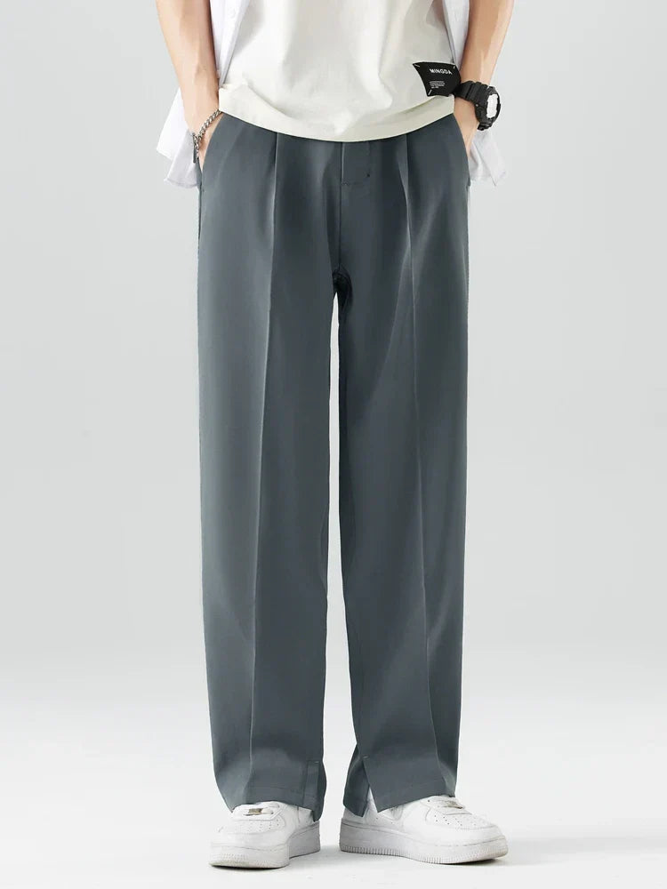 Klassische Casual Hose Herren Elegante Stoffhose Chino