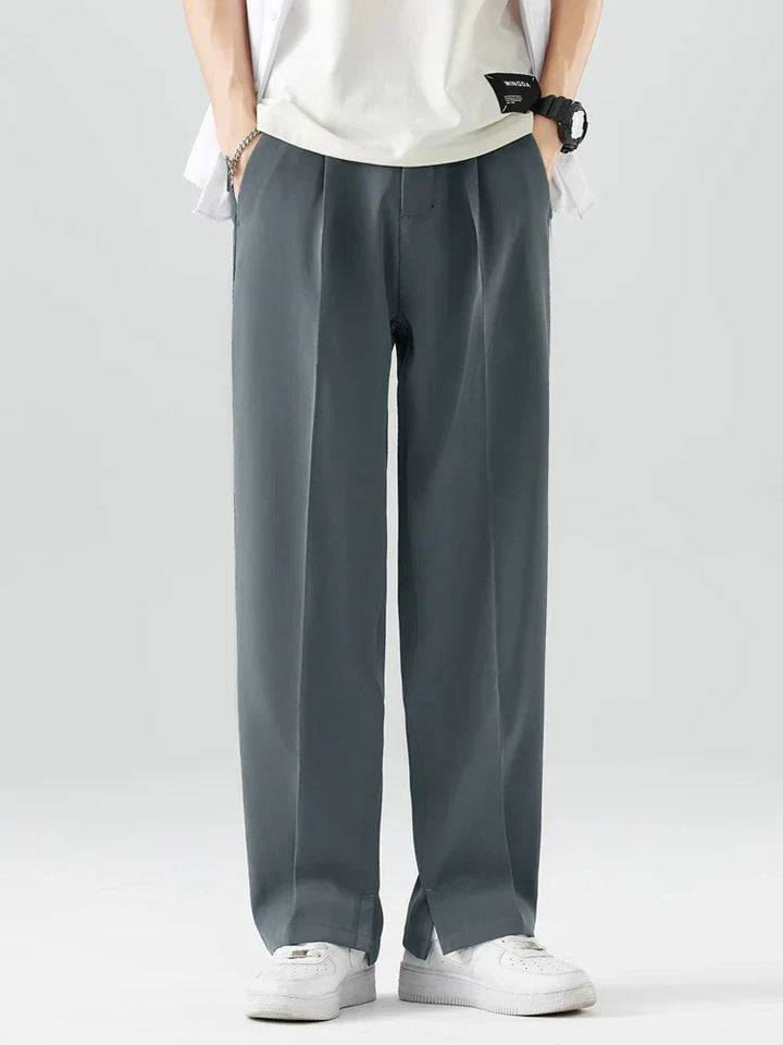 Klassische Casual Hose Herren Elegante Stoffhose Chino