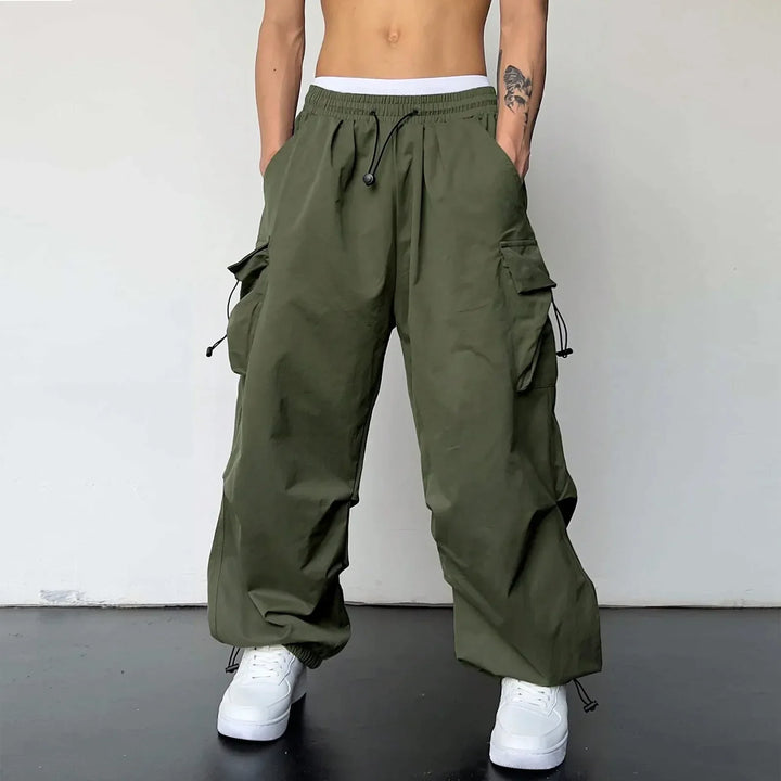 Street Style Cargohose Herren Outdoor Taschen Hose