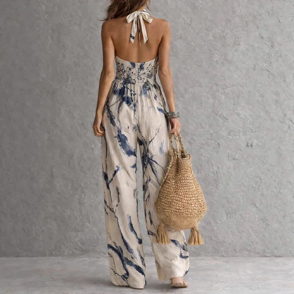 Madison Flowy Halter Maxi Dress | Women&