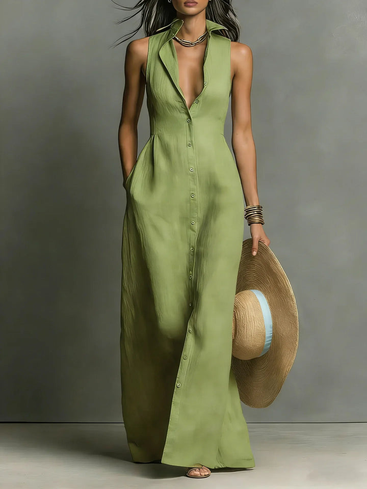 Valeria Lapel Shirt Dress | Women&