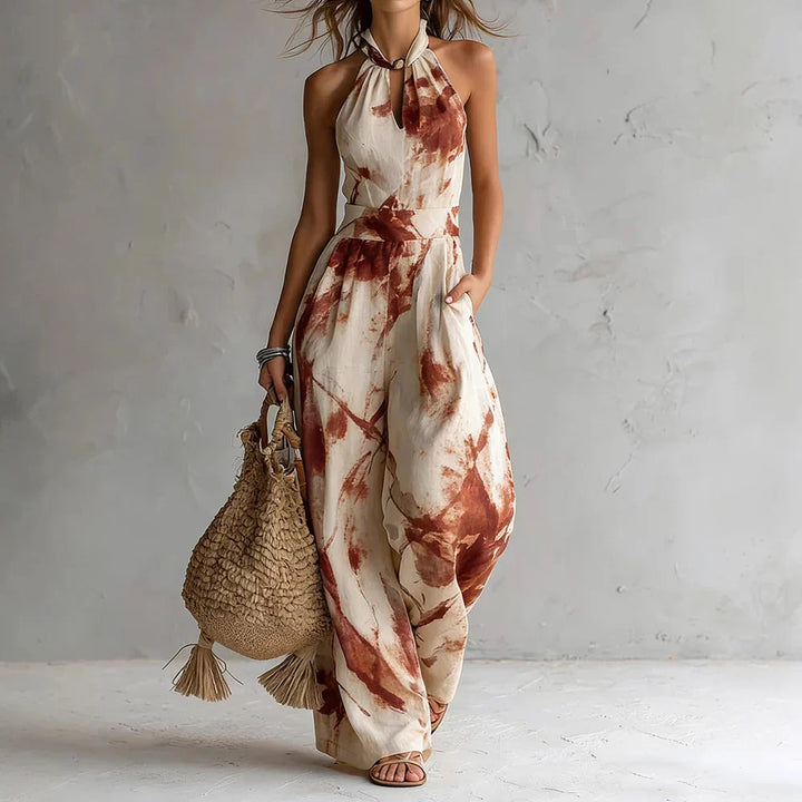 Madison Flowy Halter Maxi Dress | Women&