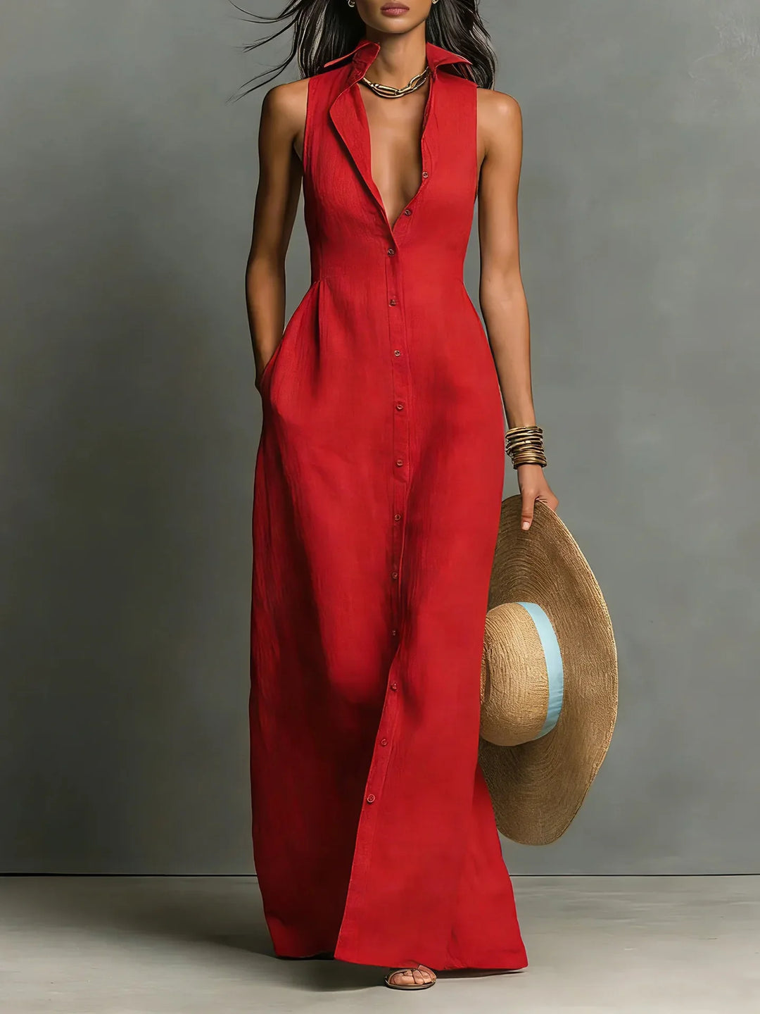 Valeria Lapel Shirt Dress | Women&