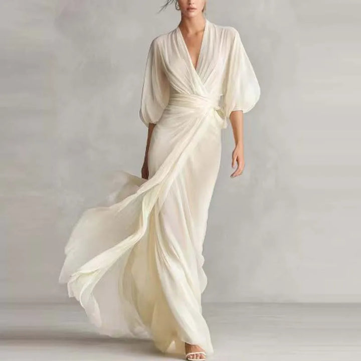 Vanessa Chiffon Wrap Maxi Dress | Women&