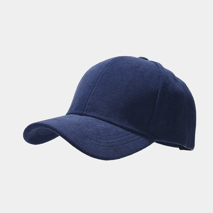 Wildleder Optik Cap Herren Schirmmütze Kappe Vintage